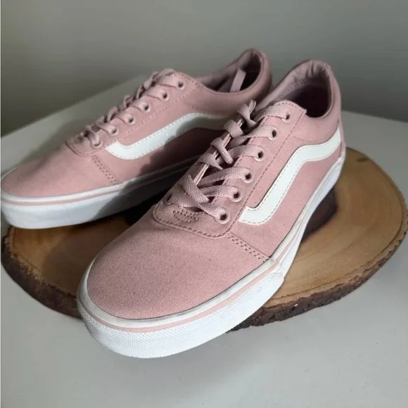 Vans Old Skool Skate Shoe - Pink Dawn (Size 8) - Picture 2 of 9
